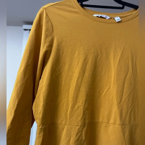 Isaac Mizrahi Live! 3/4 Sleeve Top Mustard Yellow size 1X - Picture 5 of 5